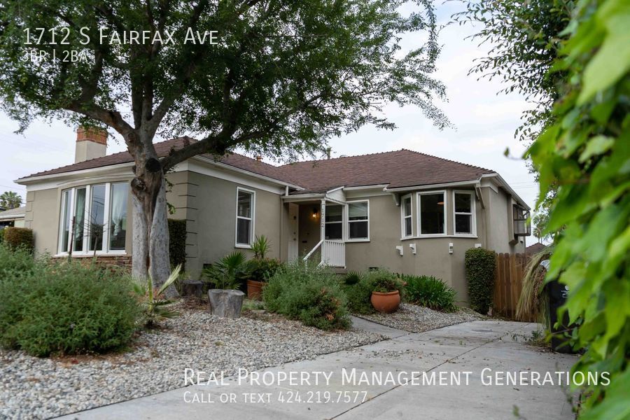 1712 S Fairfax Ave Los Angeles, CA House for Rent Rentable