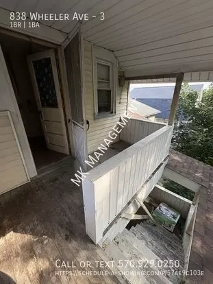 838 Wheeler Ave Apartment for rent in Scranton, PA