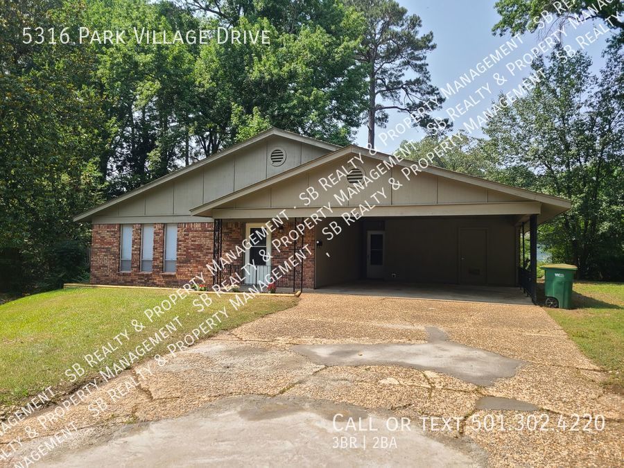 5316 Park Village Dr Little Rock, AR House for Rent