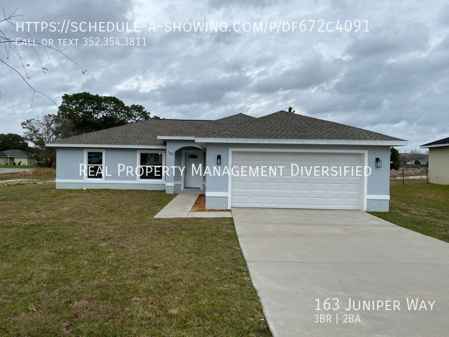 163 Juniper Way Ocala, FL House for Rent Rentable