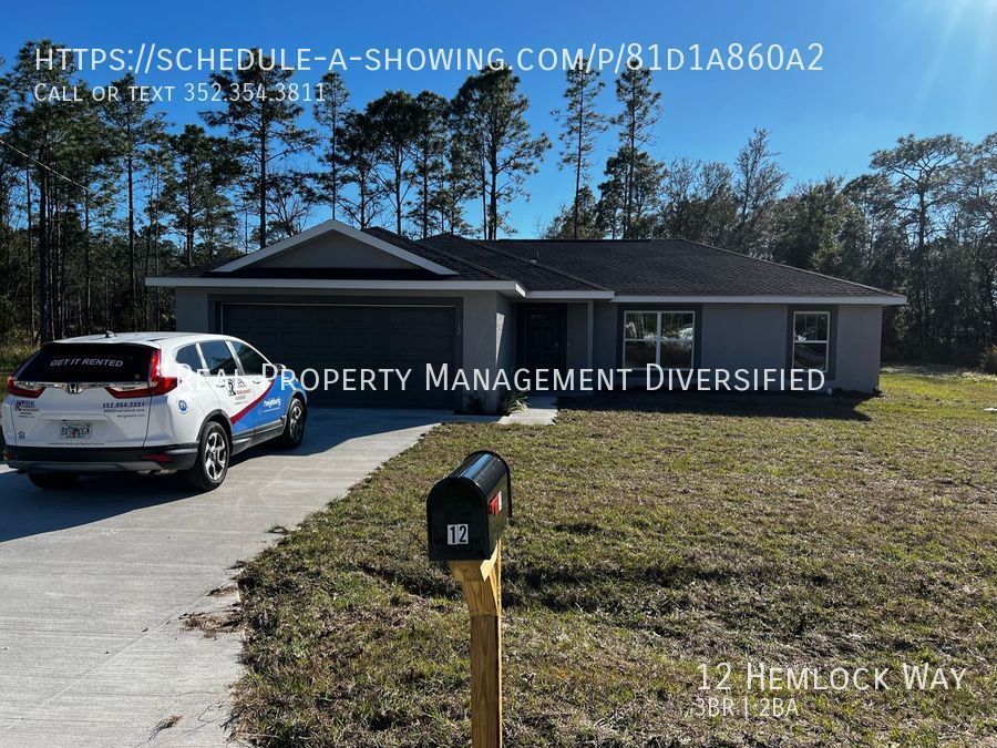 12 Hemlock Way Ocala, FL House for Rent Rentable