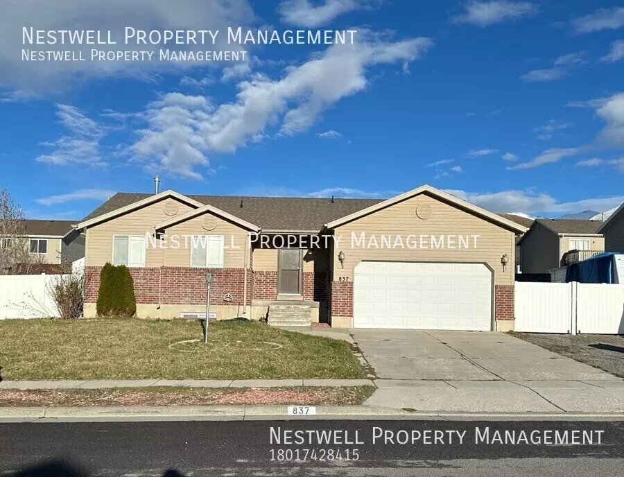 837 S 1020 W House for rent in Tooele, UT