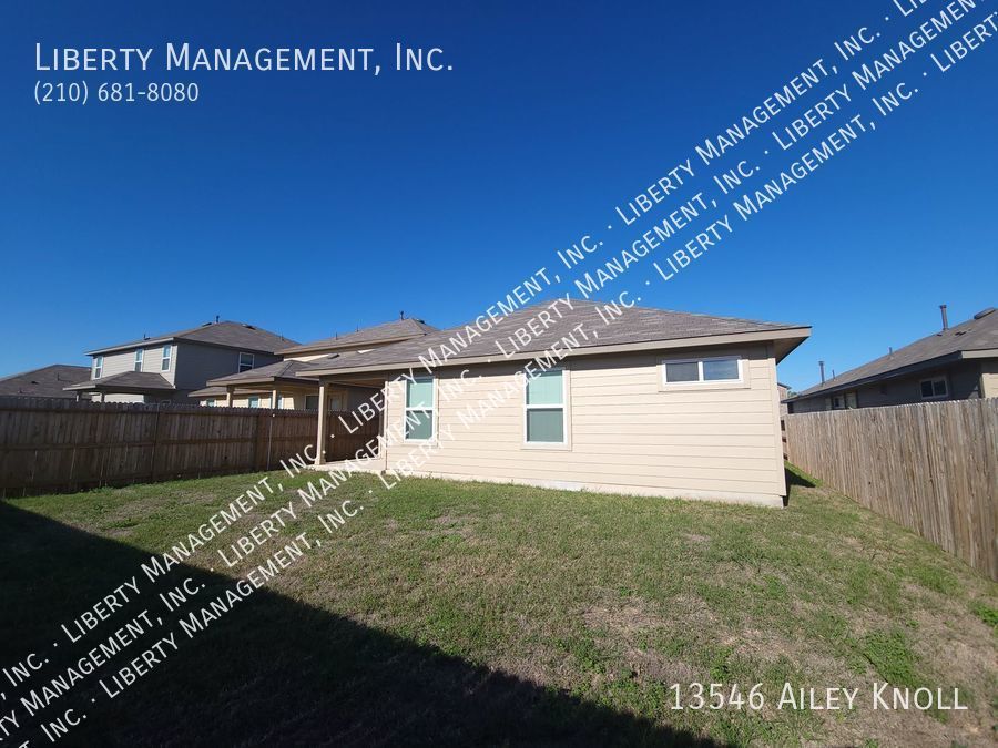 13546 Ailey Knl San Antonio, TX House for Rent Rentable