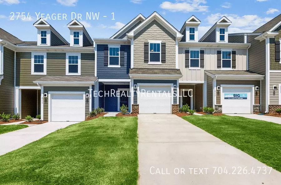 2754 Yeager Dr NW House for rent in Concord, NC