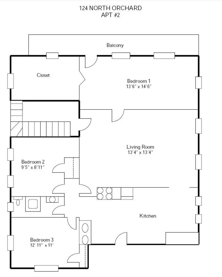 3 Bedrooms 1 Bathroom Apartment for rent at 120-128 N Orchard Street in Madison, WI