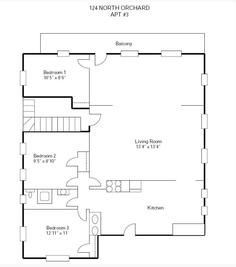 3 Bedrooms 1 Bathroom Apartment for rent at 120-128 N Orchard Street in Madison, WI