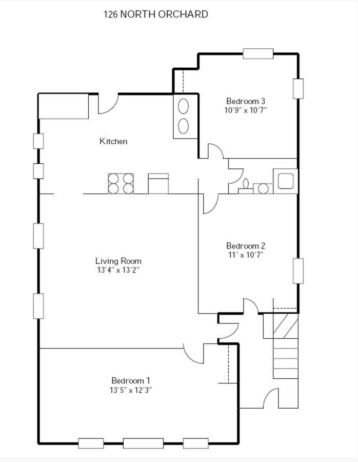 3 Bedrooms 1 Bathroom Apartment for rent at 120-128 N Orchard Street in Madison, WI