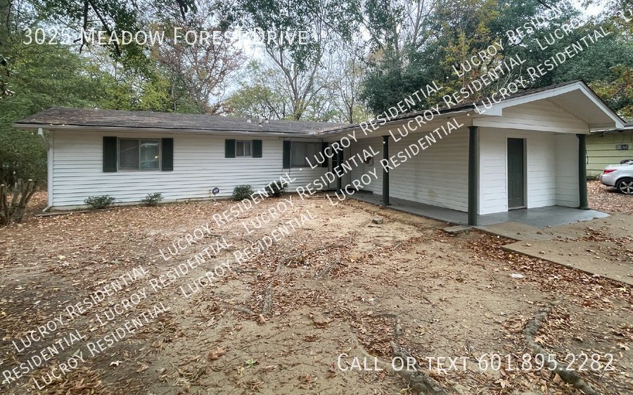 3025 Meadow Forest Dr Jackson, MS House for Rent Rentable