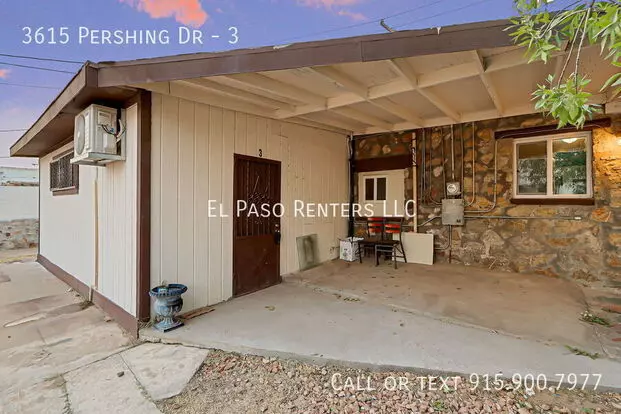3615 Pershing Dr Apartment for rent in El Paso, TX