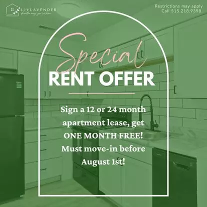 The Cypress | Elevated 1 Bedroom Apartment for rent in Des Moines, IA The Cypress | Elevated 1 Bedroom Apartment for rent in Des Moines, IA