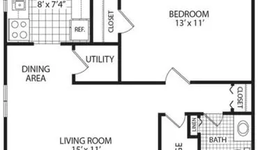 2 of 19 Westbrook Apartments Apartment for rent in Gary, IN