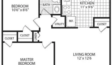 3 of 19 Westbrook Apartments Apartment for rent in Gary, IN