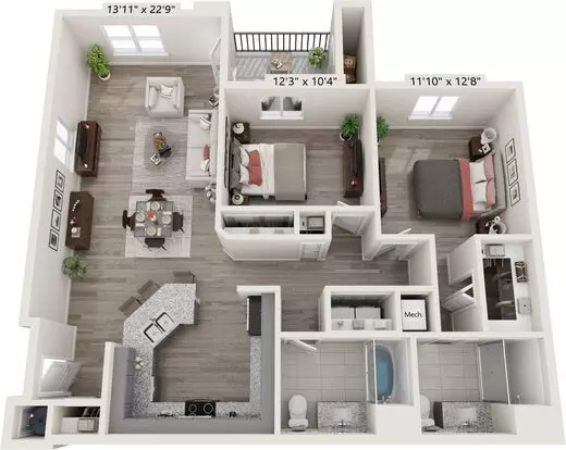 Madelyn Court Apartment for rent in Fresno, CA