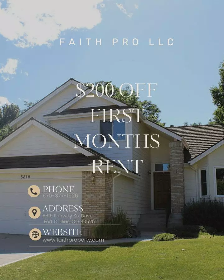 Timeless Elegance In Fort Collins + $200 Bonus At Move-in! House for rent in Fort Collins, CO