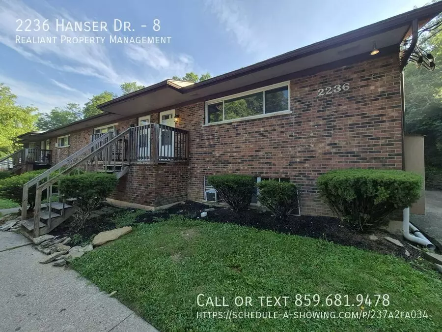 2236 Hanser Dr Apartment for rent in Covington, KY