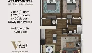 2 of 18 2107 E Cherry St Apartment for rent in Springfield, MO