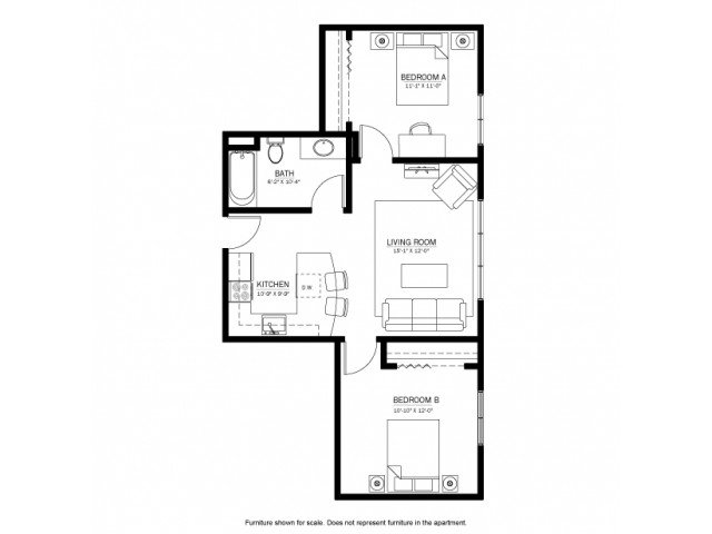 2 Bedrooms 1 Bathroom Apartment for rent at 625 on Langdon in Madison, WI
