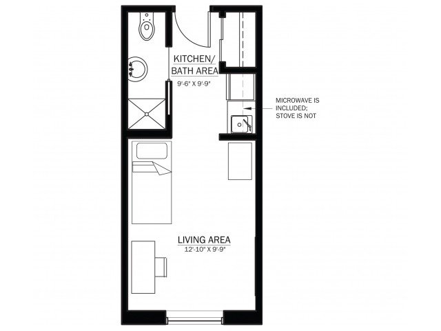 Studio 1 Bathroom Apartment for rent at The Regent in Madison, WI