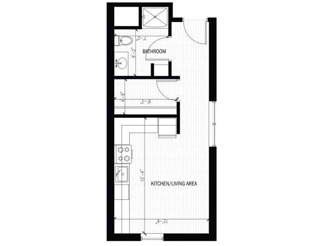 Studio 1 Bathroom Apartment for rent at The Regent in Madison, WI