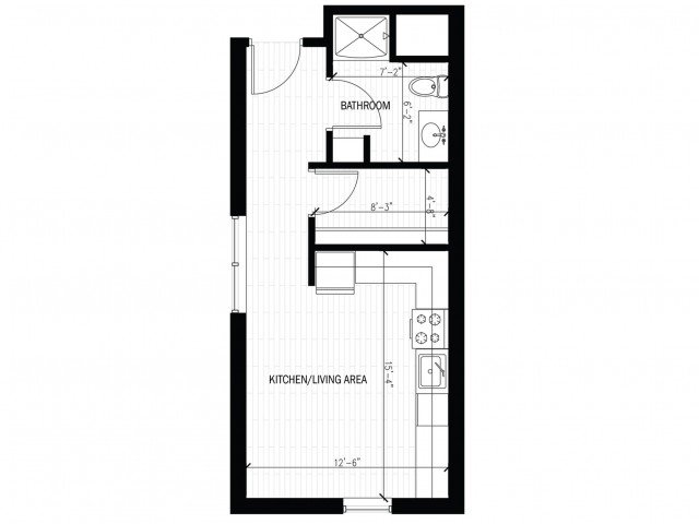 Studio 1 Bathroom Apartment for rent at The Regent in Madison, WI