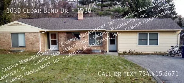1030 Cedar Bend Dr Apartment for rent in Ann Arbor, MI