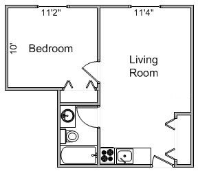 1 Bedroom 1 Bathroom Apartment for rent at 126 S Franklin St in Madison, WI