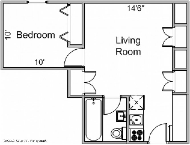 1 Bedroom 1 Bathroom Apartment for rent at 121 S Hancock St in Madison, WI