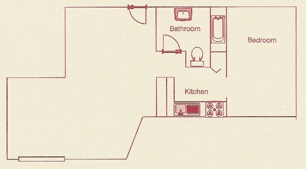 Studio 1 Bathroom Apartment for rent at Casa Blanca in Madison, WI