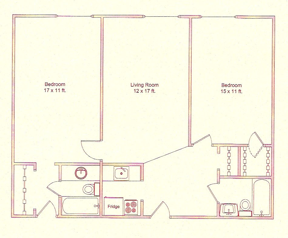 2 Bedrooms 2 Bathrooms Apartment for rent at Casa Blanca in Madison, WI