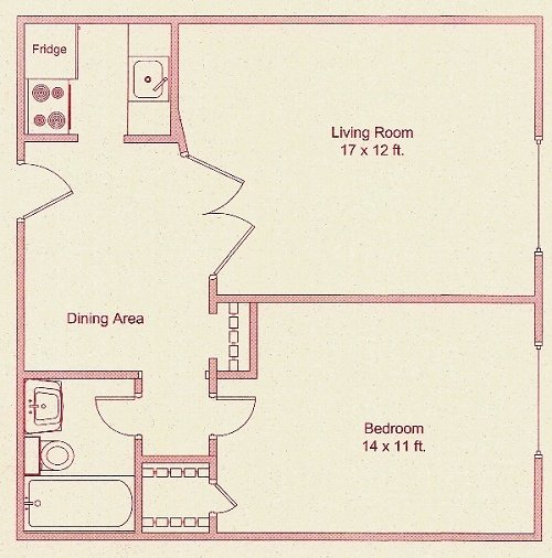 1 Bedroom 1 Bathroom Apartment for rent at Casa Blanca in Madison, WI