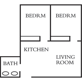 2 Bedrooms 1 Bathroom Apartment for rent at Saxony Apartments in Madison, WI