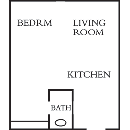 Studio 1 Bathroom Apartment for rent at Saxony Apartments in Madison, WI