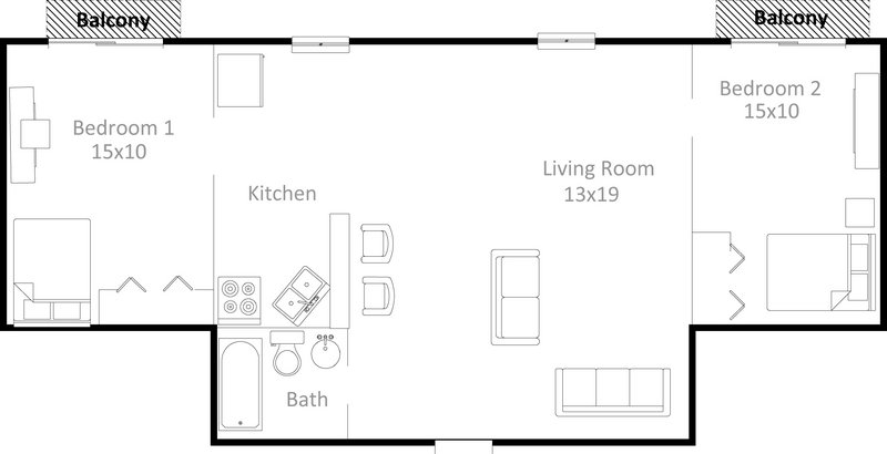2 Bedrooms 1 Bathroom Apartment for rent at 619 Langdon Street in Madison, WI
