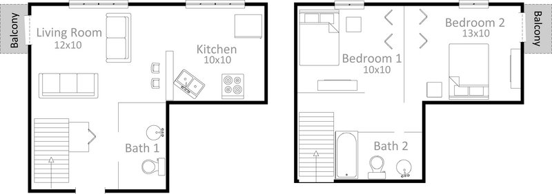 2 Bedrooms 2 Bathrooms Apartment for rent at 619 Langdon Street in Madison, WI