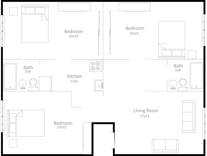 3 Bedrooms 2 Bathrooms Apartment for rent at 227 Langdon Street in Madison, WI