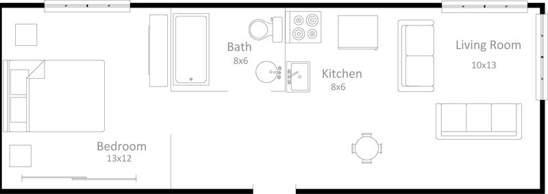 1 Bedroom 1 Bathroom Apartment for rent at 227 Langdon Street in Madison, WI