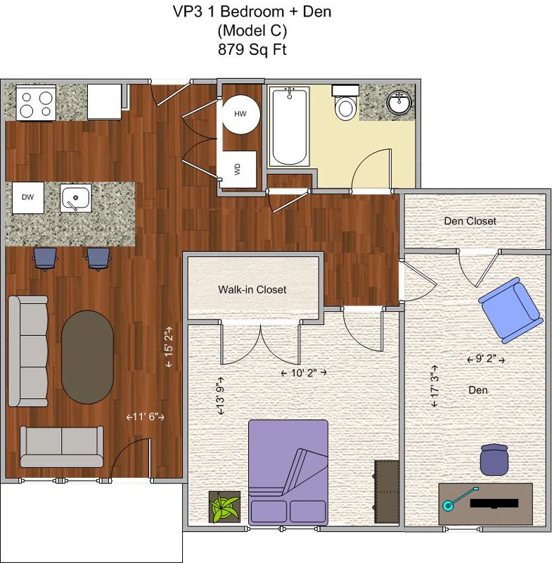 1 Bedroom 1 Bathroom Apartment for rent at V P 3 in Cincinnati, OH