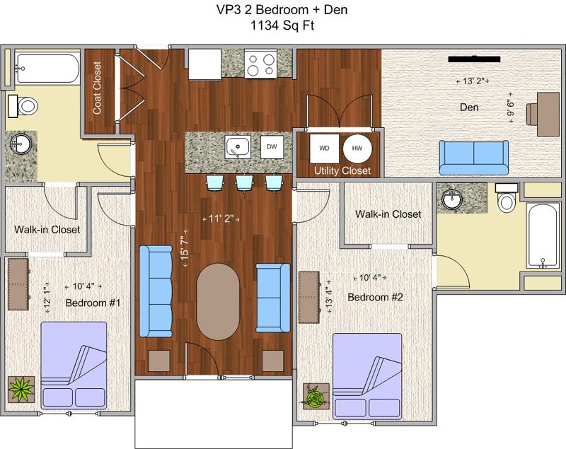 2 Bedrooms 2 Bathrooms Apartment for rent at V P 3 in Cincinnati, OH