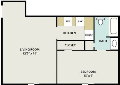 1 Bedroom 1 Bathroom Apartment for rent at Lake Castleton Apartment Homes in Indianapolis, IN