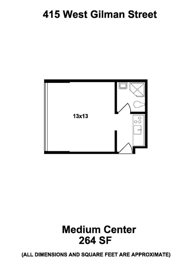 Studio 1 Bathroom Apartment for rent at Master Hall in Madison, WI