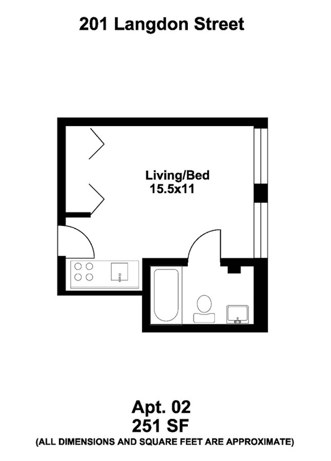 Studio 1 Bathroom Apartment for rent at Brian House in Madison, WI