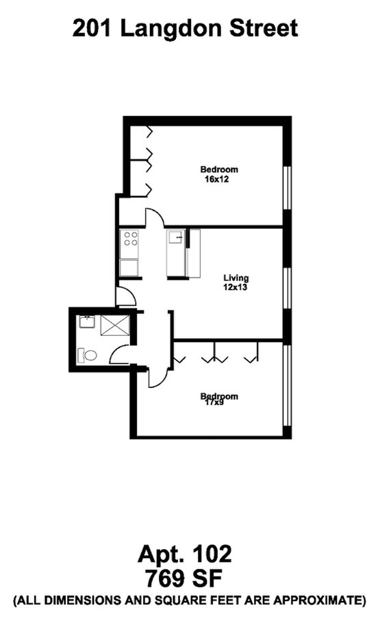 2 Bedrooms 1 Bathroom Apartment for rent at Brian House in Madison, WI