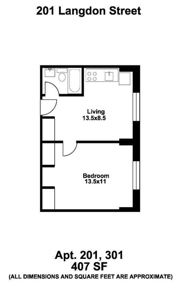 1 Bedroom 1 Bathroom Apartment for rent at Brian House in Madison, WI