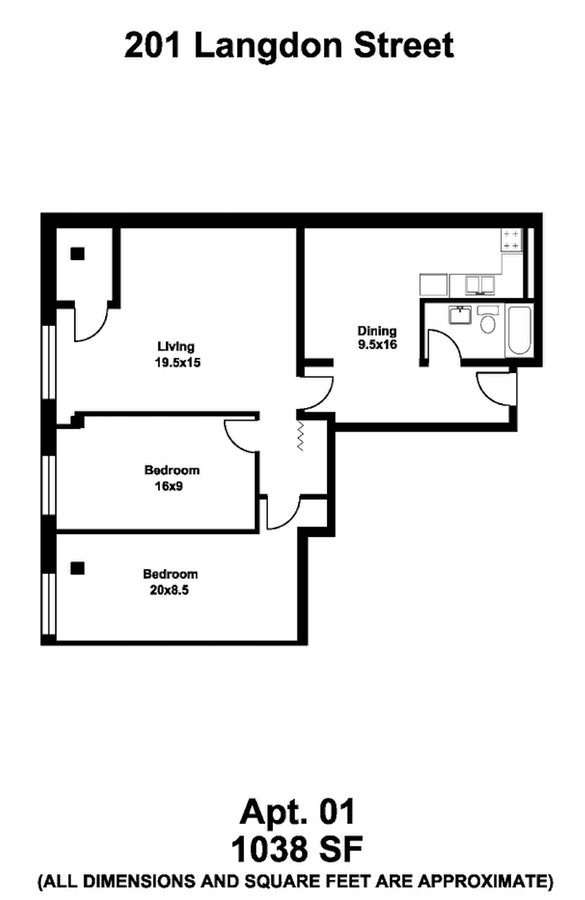 2 Bedrooms 1 Bathroom Apartment for rent at Brian House in Madison, WI