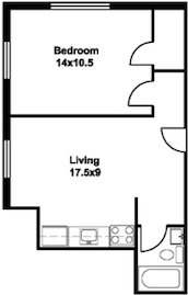 1 Bedroom 1 Bathroom House for rent at 615 N Henry St in Madison, WI
