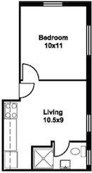 1 Bedroom 1 Bathroom House for rent at 615 N Henry St in Madison, WI