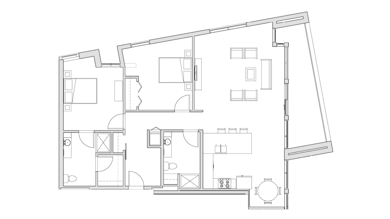 2 Bedrooms 2 Bathrooms Apartment for rent at SEVEN27 in Madison, WI