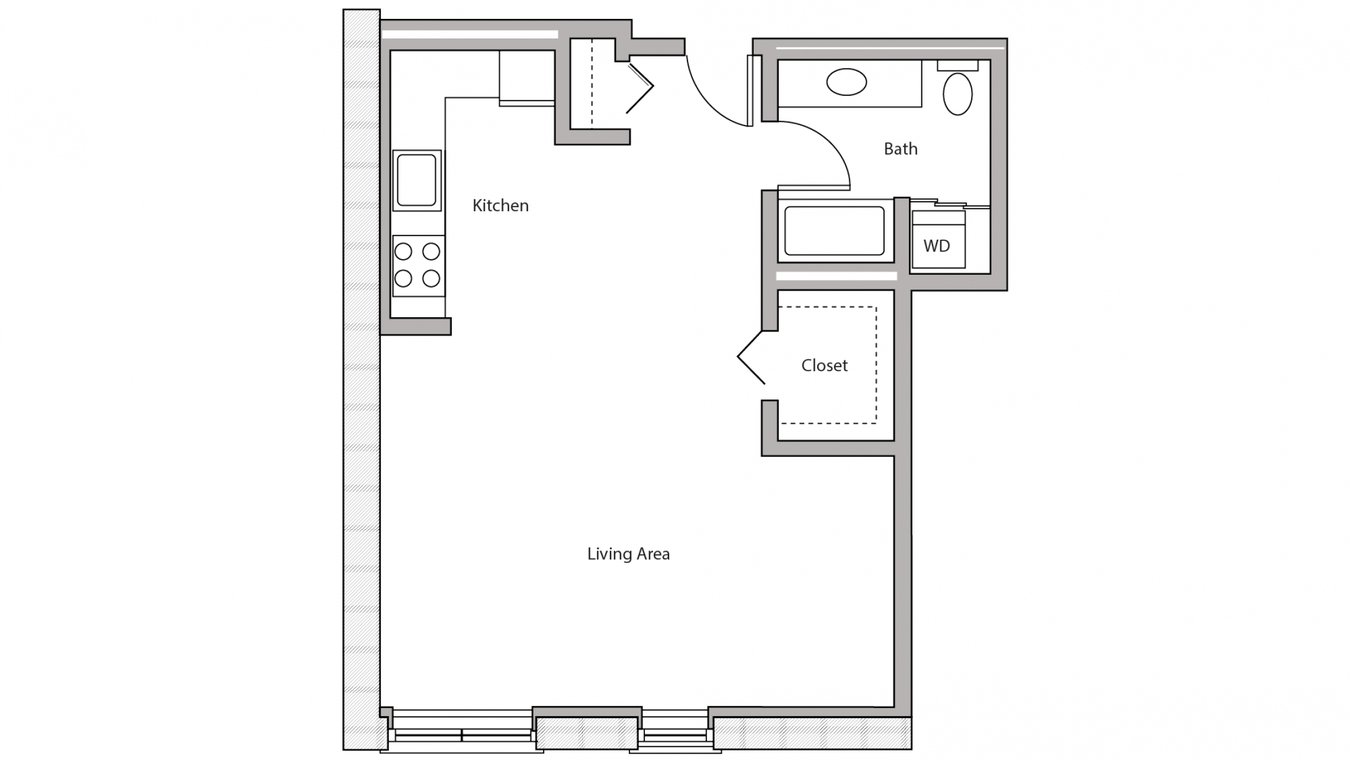 Studio 1 Bathroom Apartment for rent at Tobacco Lofts in Madison, WI