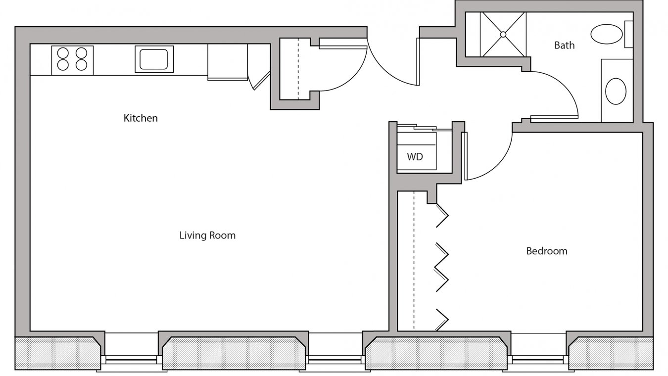 1 Bedroom 1 Bathroom Apartment for rent at Tobacco Lofts in Madison, WI