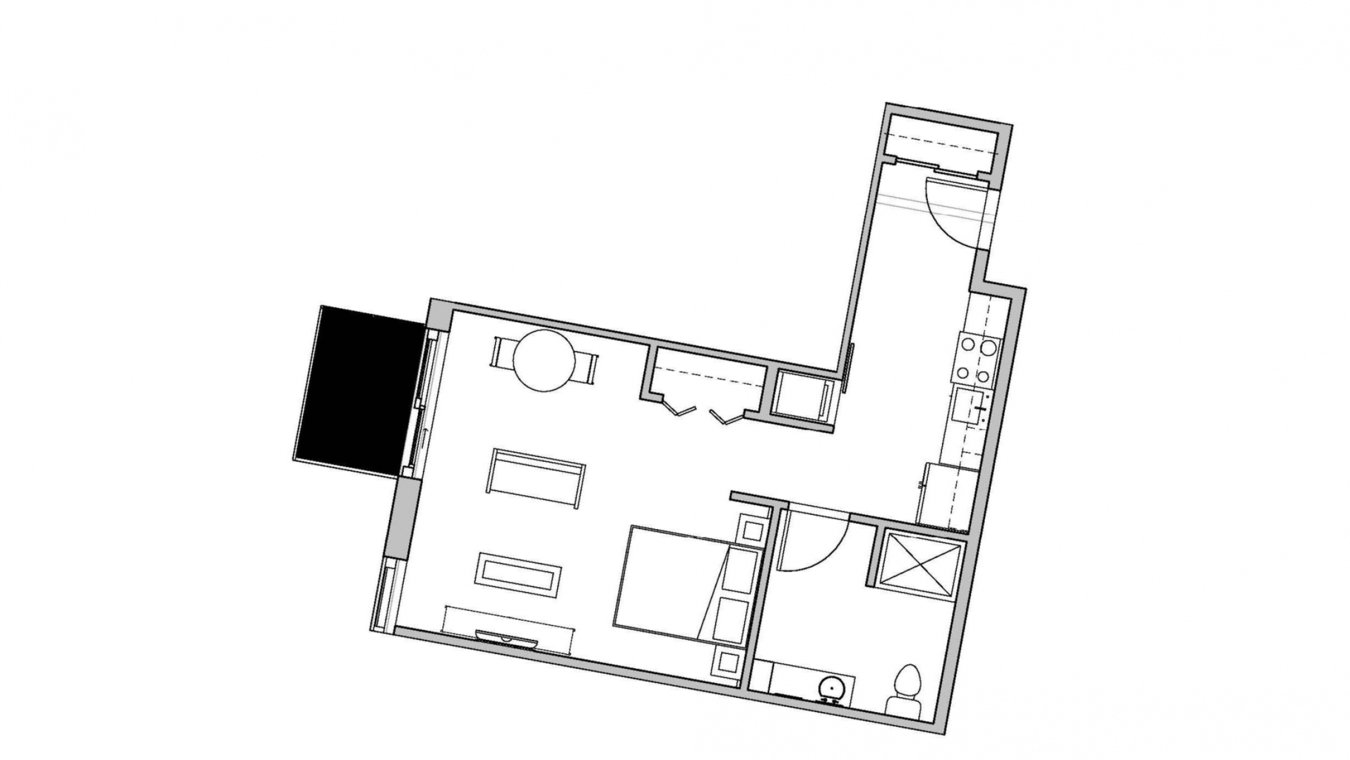 Studio 1 Bathroom Apartment for rent at SEVEN27 in Madison, WI